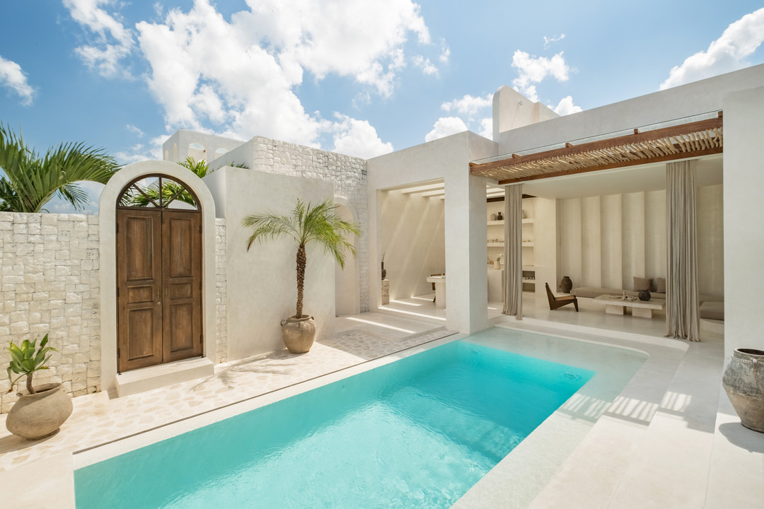 Courtyard and pool
